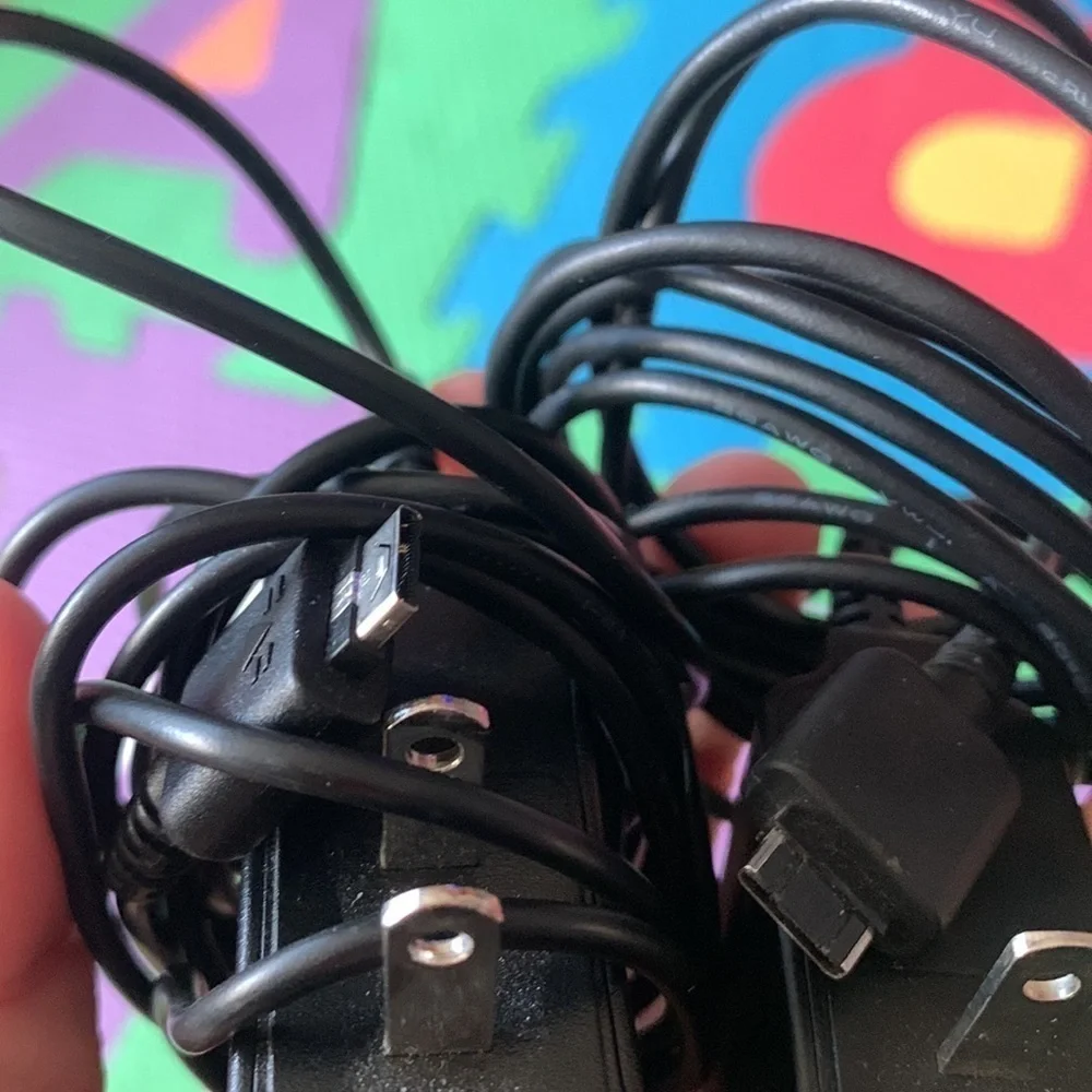 Bundle of 2 LG travel adapters, model STA -P52W input 100 to 240 V